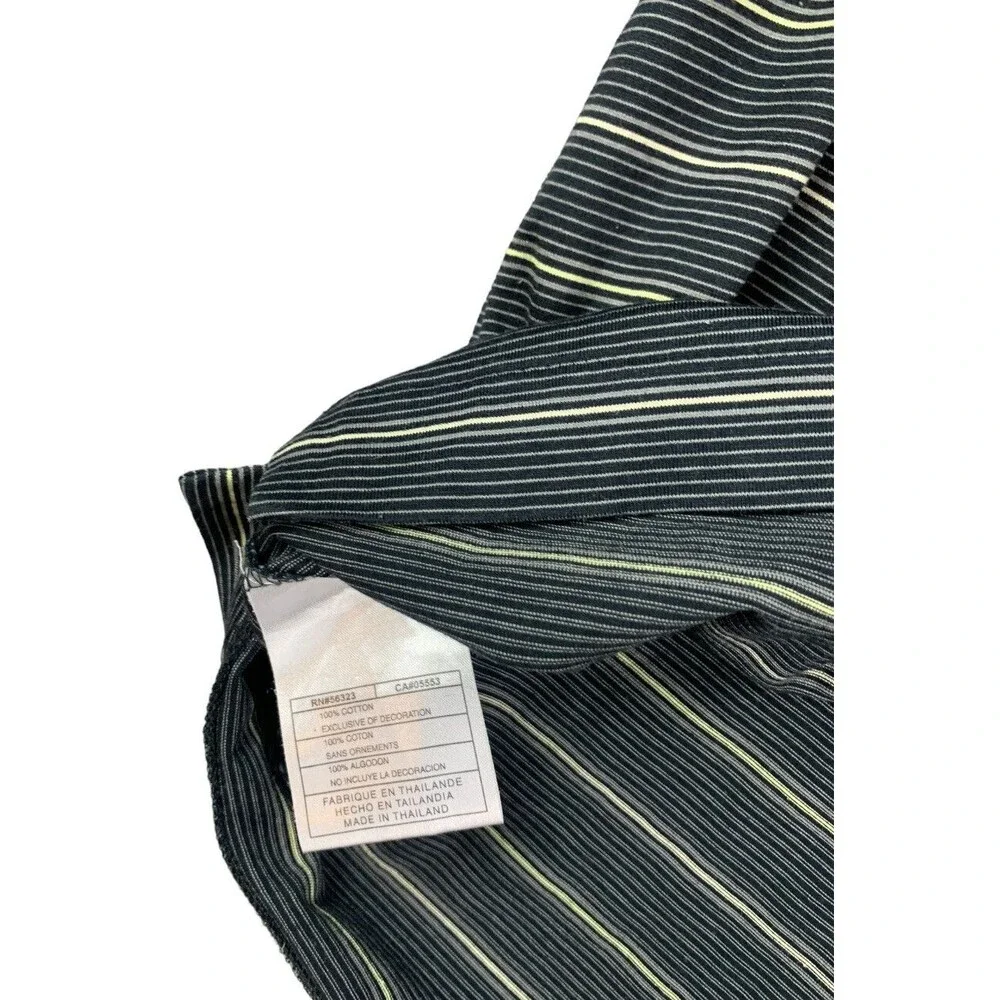 Tiger Woods Men's Golf Polo Shirt 60/2 Double Mercerized Striped, Size XL